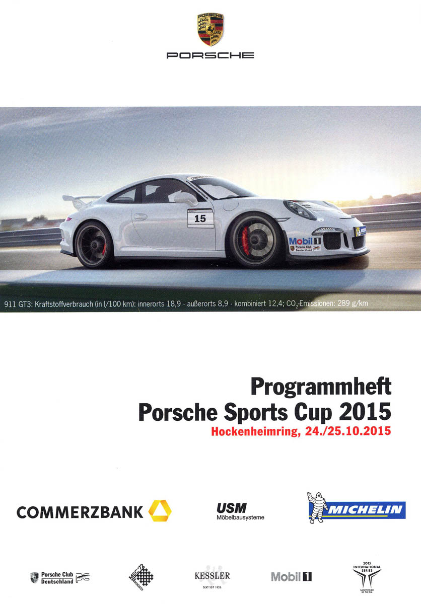 Programme cover of Hockenheimring, 25/10/2015
