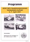 Programme cover of Hockenheimring, 07/04/2001