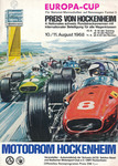 Programme cover of Hockenheimring, 11/08/1968