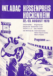 Programme cover of Hockenheimring, 23/08/1970