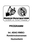 Programme cover of Hockenheimring, 10/11/1974