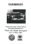 Programme cover of Hockenheimring, 14/03/1981