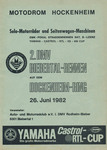 Programme cover of Hockenheimring, 26/06/1982