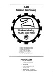 Programme cover of Hockenheimring, 20/03/1983