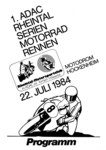 Programme cover of Hockenheimring, 22/07/1984