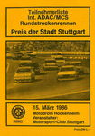 Programme cover of Hockenheimring, 15/03/1986