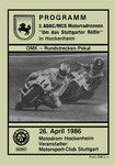 Programme cover of Hockenheimring, 26/04/1986