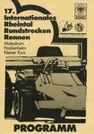 Programme cover of Hockenheimring, 07/11/1987