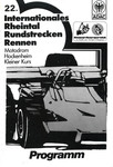 Programme cover of Hockenheimring, 07/11/1992