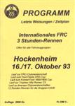 Programme cover of Hockenheimring, 17/10/1993