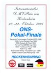 Programme cover of Hockenheimring, 22/10/1995