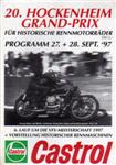 Programme cover of Hockenheimring, 28/09/1997