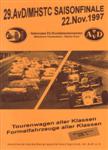 Programme cover of Hockenheimring, 22/11/1997