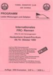 Programme cover of Hockenheimring, 10/10/1999