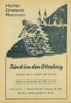 Programme cover of Hofer Dreieck, 21/08/1949