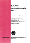 Programme cover of Höxter Hill Climb, 05/09/1971