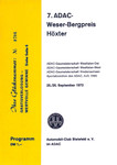 Programme cover of Höxter Hill Climb, 26/09/1973