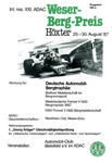 Programme cover of Höxter Hill Climb, 30/08/1987