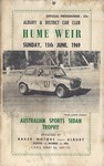 Programme cover of Hume Weir, 15/06/1969