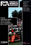 Programme cover of Hungaroring, 13/08/1989