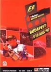 Programme cover of Hungaroring, 10/08/1997