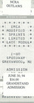 Ticket for I-80 Speedway, 30/06/1994