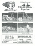 Programme cover of Afton Speedway, 17/09/2010