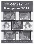 Programme cover of Afton Speedway, 30/08/2011