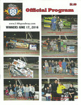 Programme cover of Afton Speedway, 24/06/2016