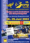 Programme cover of Iberg Hill Climb, 29/06/2003
