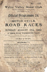 Programme cover of Imber Road, 17/08/1952