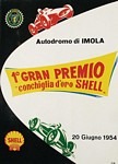 Programme cover of Imola, 20/06/1954