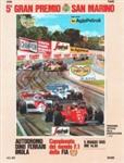 Programme cover of Imola, 05/05/1985