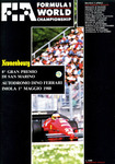 Programme cover of Imola, 01/05/1988