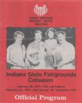 Programme cover of Indiana State Fairgrounds Coliseum, 29/01/1977
