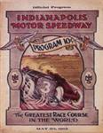 Programme cover of Indianapolis Motor Speedway, 30/05/1913