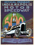 Programme cover of Indianapolis Motor Speedway, 31/05/1920