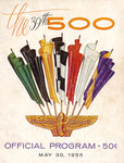 Programme cover of Indianapolis Motor Speedway, 30/05/1955