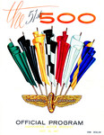 Programme cover of Indianapolis Motor Speedway, 30/05/1967
