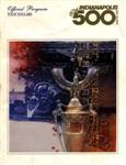 Programme cover of Indianapolis Motor Speedway, 29/05/1983