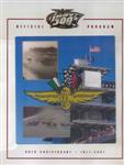 Programme cover of Indianapolis Motor Speedway, 27/05/2001
