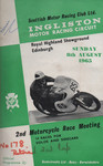 Programme cover of Ingliston Circuit, 08/08/1965