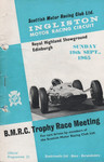 Programme cover of Ingliston Circuit, 19/09/1965