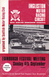 Programme cover of Ingliston Circuit, 04/09/1966