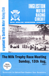 Programme cover of Ingliston Circuit, 13/08/1967