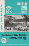 Programme cover of Ingliston Circuit, 22/10/1967