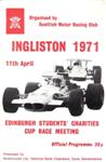 Programme cover of Ingliston Circuit, 11/04/1971