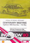 Programme cover of Ingliston Circuit, 11/05/1980