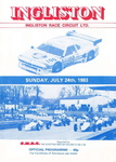 Programme cover of Ingliston Circuit, 24/07/1983
