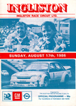 Programme cover of Ingliston Circuit, 17/08/1986
